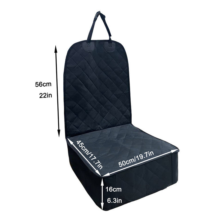 Pet Car Seat Covers Mat With Safety Belt