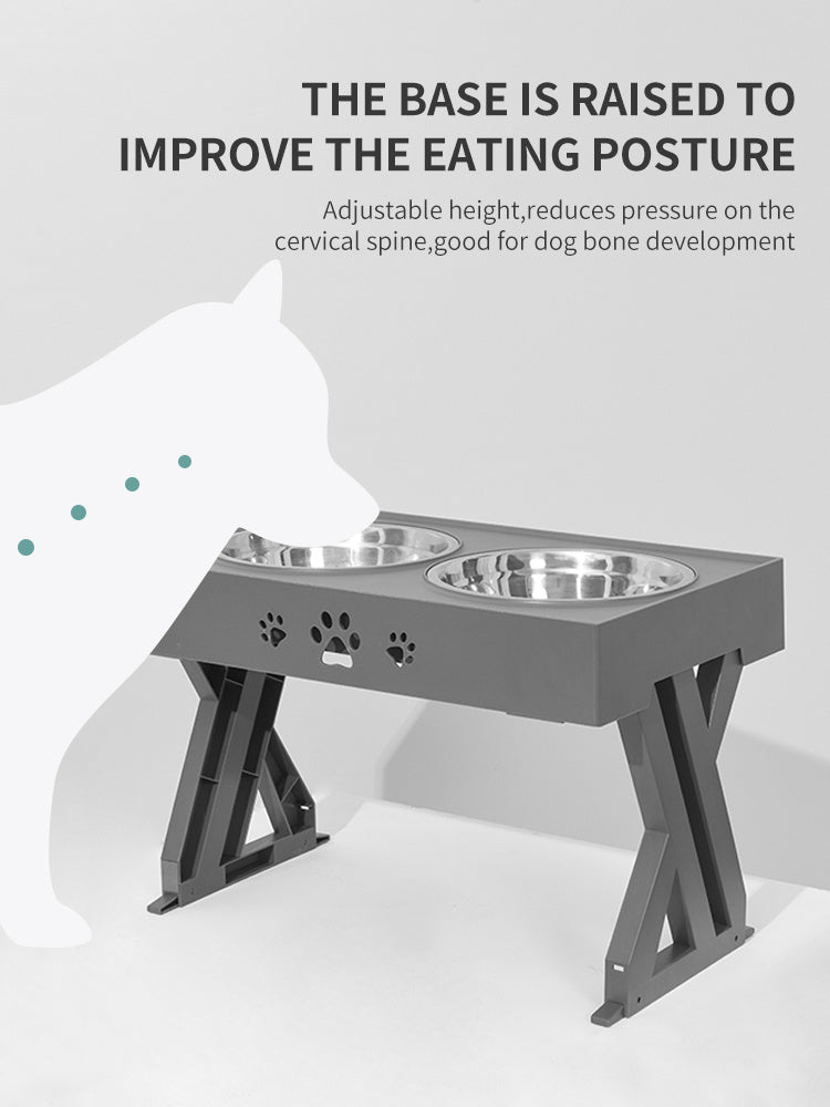 Pet Feeder Stainless Steel Bowl